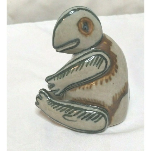 Sten Lykke Madsen Bing Grondahl B&G glazed Stoneware Denmark Danish 7045 figurin - Picture 3 of 12